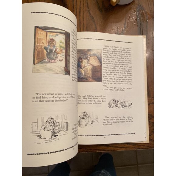 Giant Treasury Of Beatrix Potter Hardcover Book 1984 By Derrydale Books - Picture 6 of 8